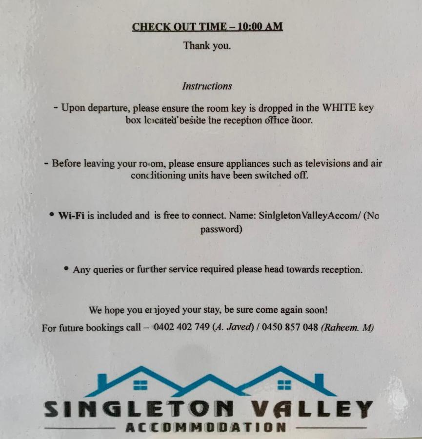 Singleton Valley Accommodation מראה חיצוני תמונה